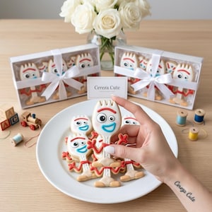 Kakform med sked och gaffel och stämpel / Bakform, fondant och lerform / Kakform med Sporky-figur