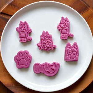 Bluey & Bingo Cookie Cutter Set: Kids&#39; Baking, Party Favors