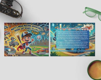 Libro de arte infantil personalizado a partir de dibujos / Recuerdo atemporal Tapa dura / Tapa blanda / Calidad de reliquia / Envío rápido