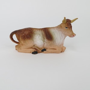 Vintage Ox Cow Nativity Figure Fontanini 27 Spider Mark
