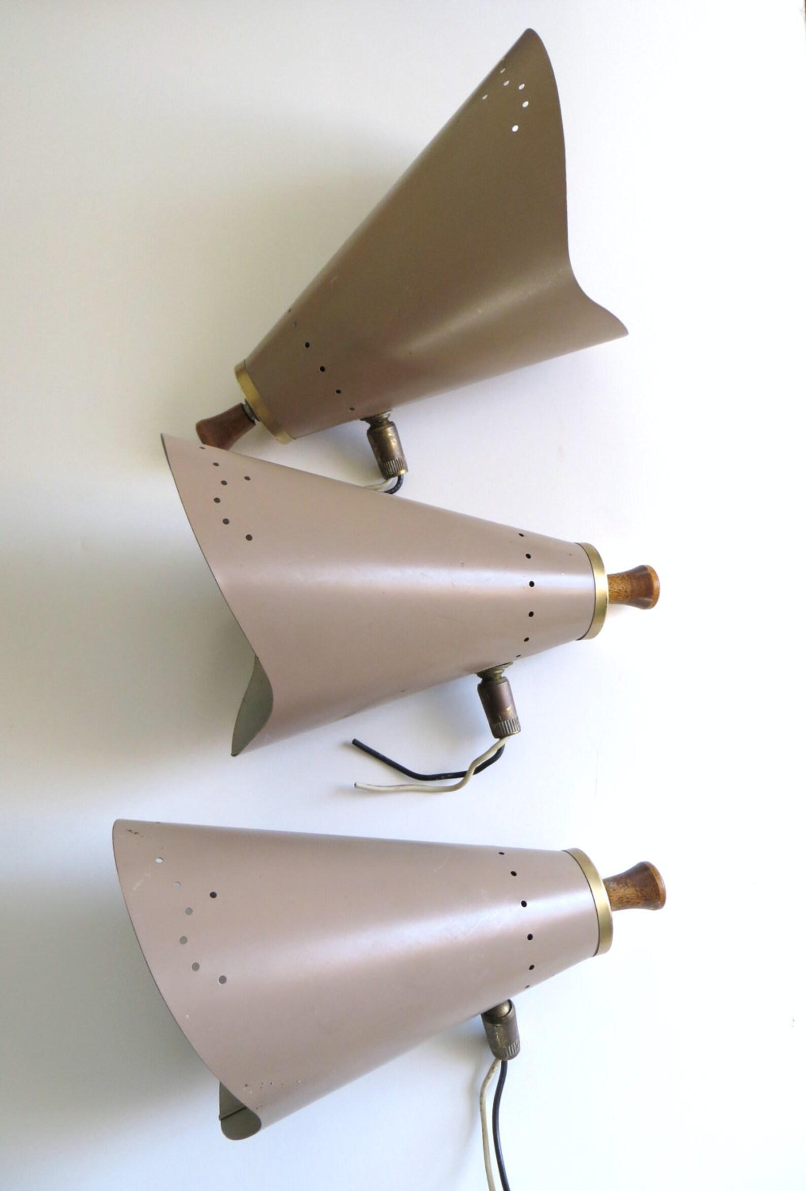 Mid Century Metal Tension Pole Lamps Replacement Parts Etsy