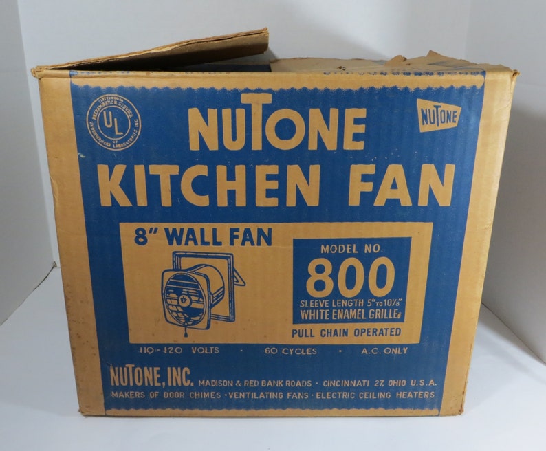 nutone side wall kitchen exhaust fan