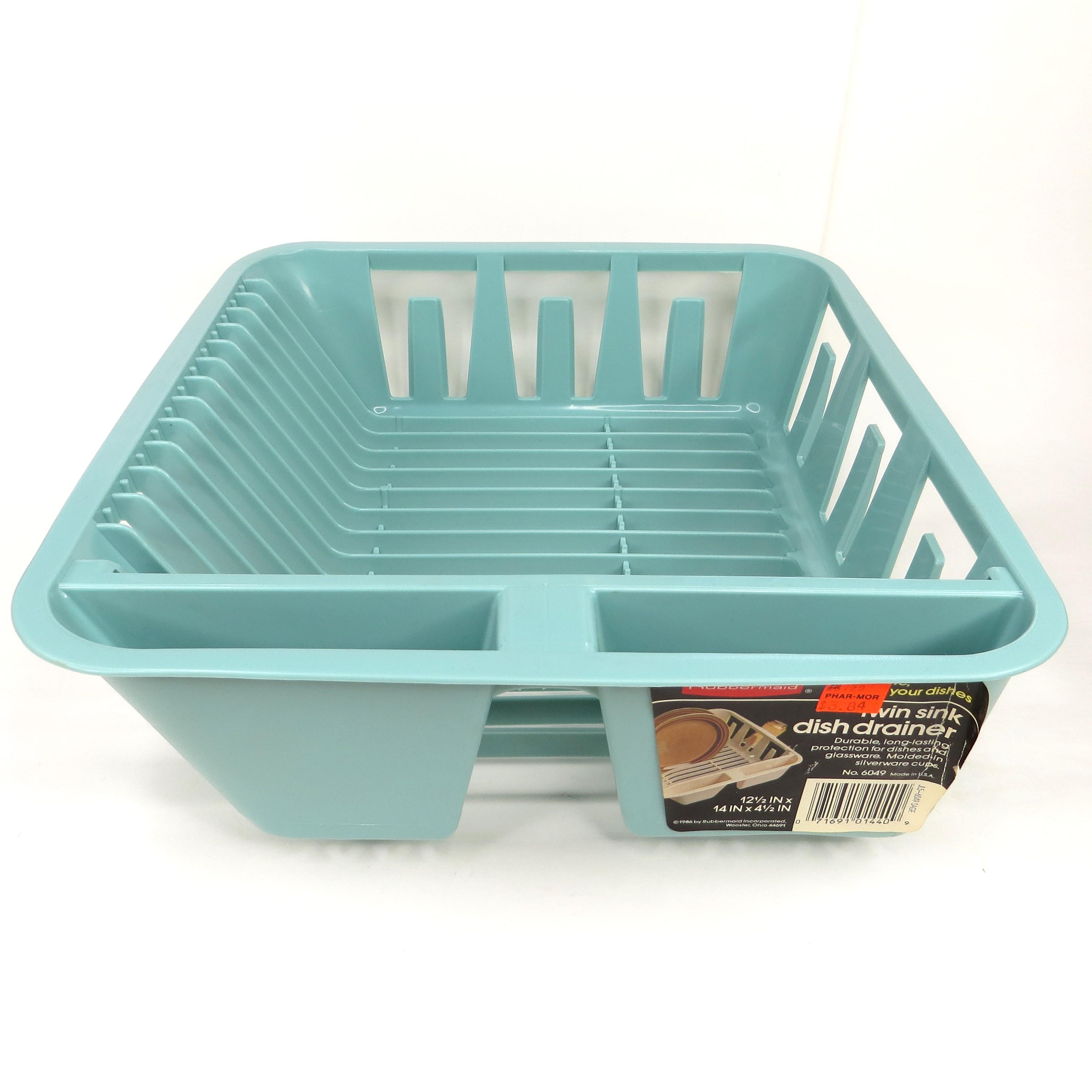 Plastic Rubbermaid Dish Mat Vintage Rubbermaid Twin Sink Dish