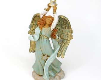 5" Fontanini Simonetti Angel Christmas Nativity Figure Estella 1080 ,  2003 Collectors Club