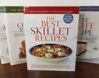 The Best Cookbooks from Editors of Cook's Illustrated Chicken , 30 Minute , Skillet , Light Recipes