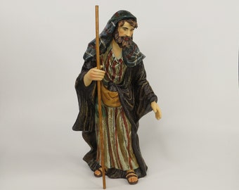 Large Porcelain Joseph Nativity Figure O'Well Grandeur Noel Collection 10 1/2 in Replacement