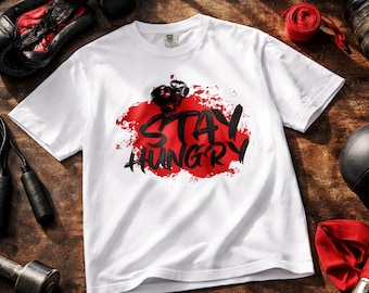 Boksshirt voor de sportschool, unisex boksshirt, motiverend sportshirt, boksgeschenk voor hem en haar, cadeau voor boksfans, teamuniformen, boksliefhebber