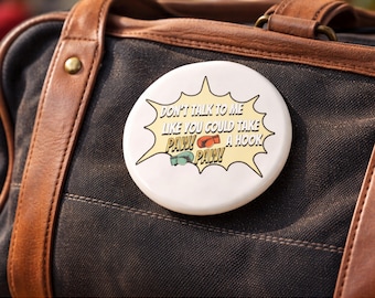 Funny Boxing Pin Badge | Funny Boxing Quote Button | Boxing Lover Accessories | Gym Bag Pin | Boxing Aesthetic Gift | Boxer Funny Gift