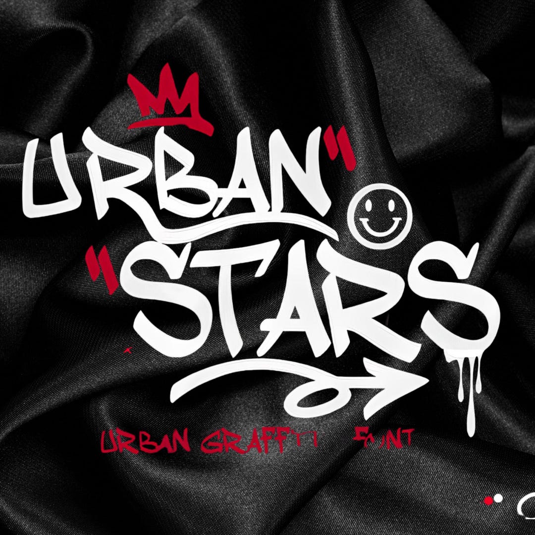 Urban Stars Font, Cursive Fonts Svg | Wedding Fonts Bundle ...