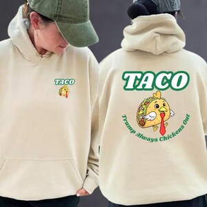 Trump Always Chickens Out Shirt, Let&#39;s Go Taco Shirt, Taco Trump Shirt, Anti-DT Political Protest TShirt, Activism Gift, Subtle FDT Shirt
