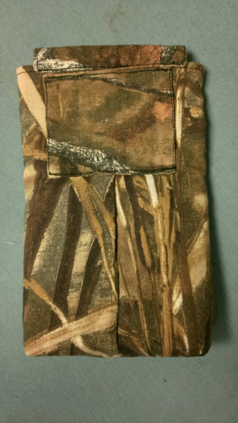 Fabric Padded Lined Hunting Camo Cell Phone Pouch Etsy