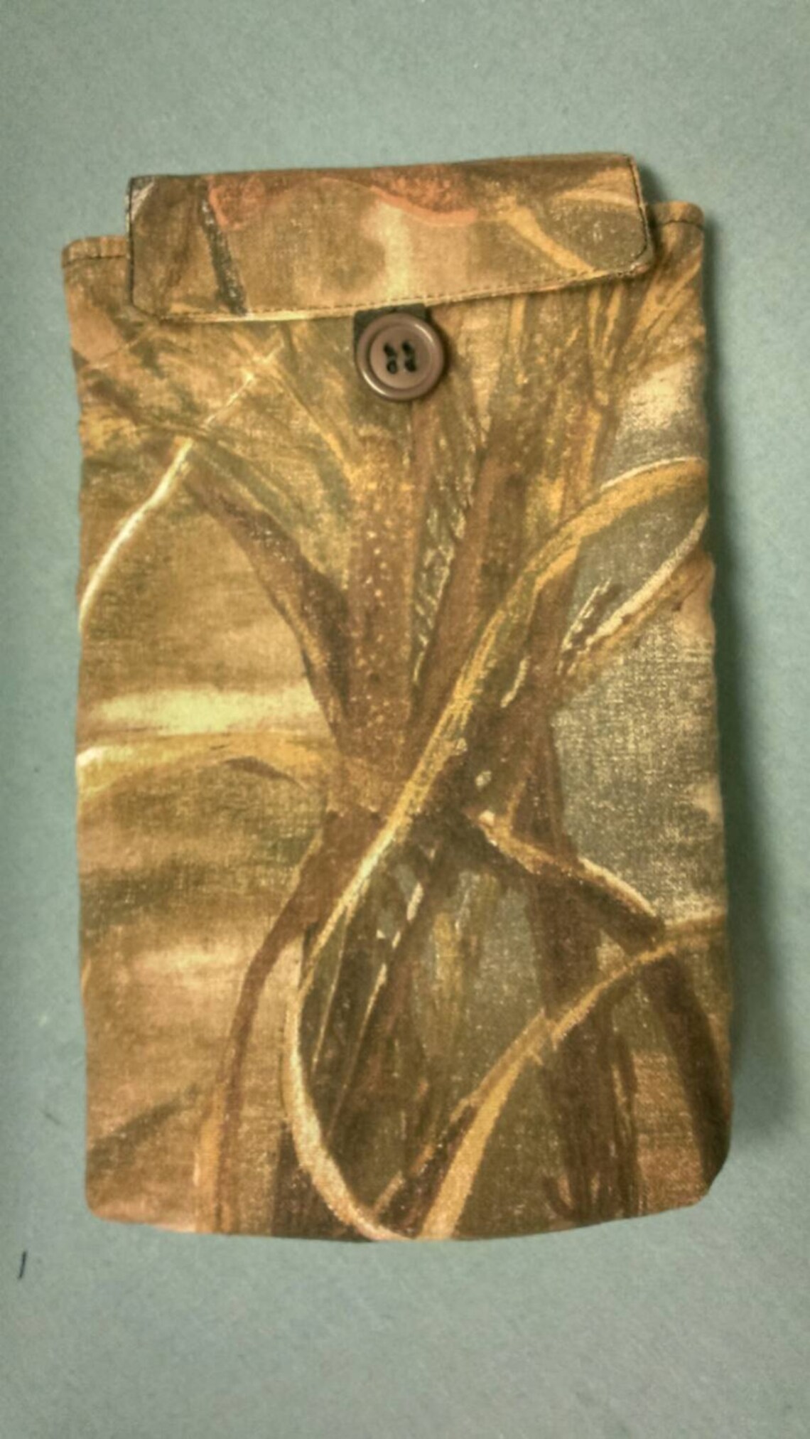 Fabric Padded Lined Hunting Camo Cell Phone Pouch Etsy