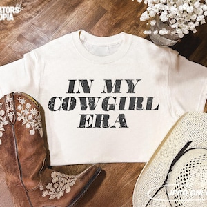 In My Cowgirl Era Rodeo Horse Western Black PNG | Wild West Sublimations | Vintage Western Quotes File | Western Girl Design | Rodeo PNG