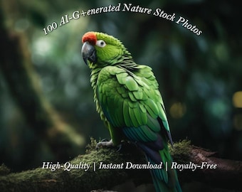 Más de 100 fotografías de naturaleza generadas por IA: alta resolución (descarga digital)