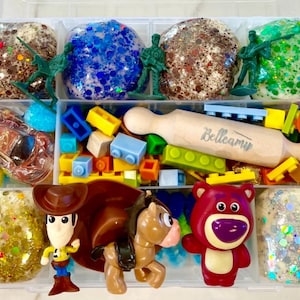 Toy Story Sensory Play Dough Kit: Organic Kids Birthday Gift
