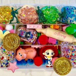 Toy Story Play Dough Sensory Kit: Organic, Non-Toxic Dough, Kids Birthday Gift