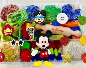 Mouse Organic Play Dough Sensory Kit: Non-Toxic Dough, Kids Birthday Gift