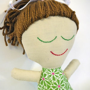 Handmade Rag Doll. Ready to Ship. OOAK image 2