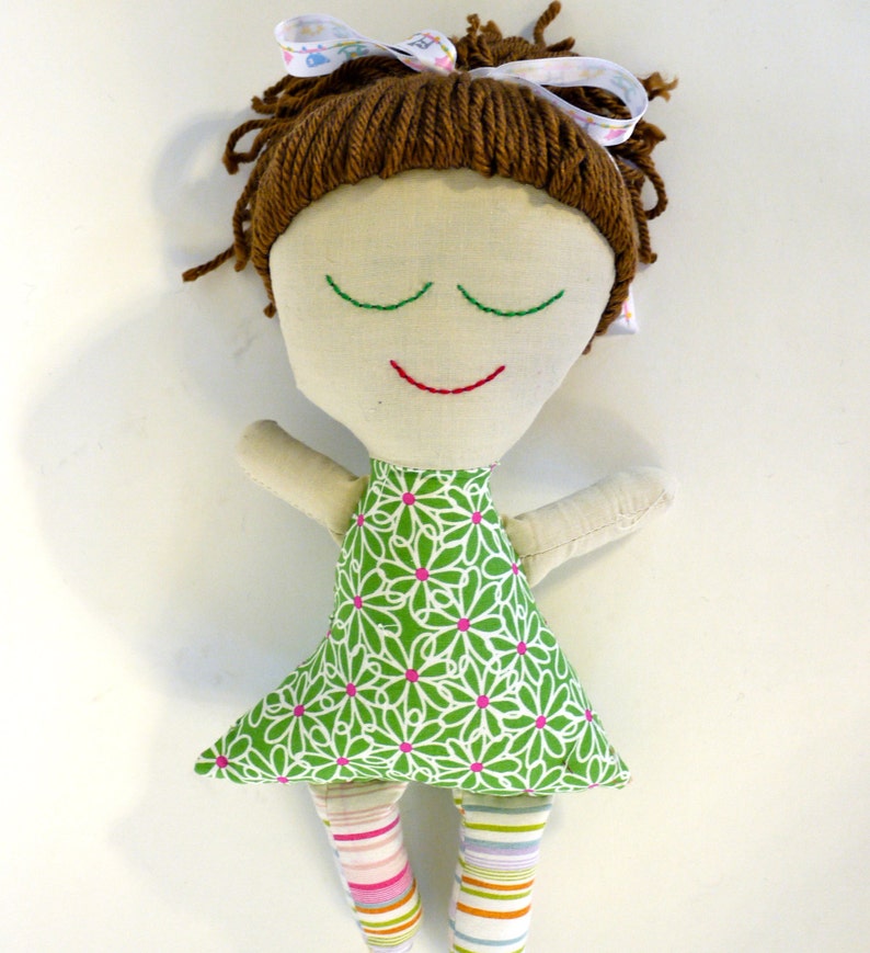 Handmade Rag Doll. Ready to Ship. OOAK image 4