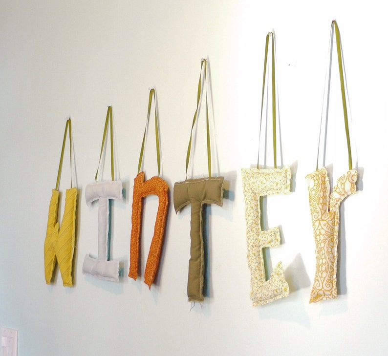 Handmade Hanging Wall Letters 10 Etsy