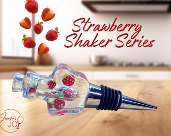 Strawberry Shaker Wine Stopper