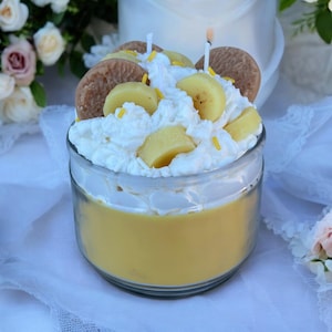Banana Pudding Scented Decorative Candle