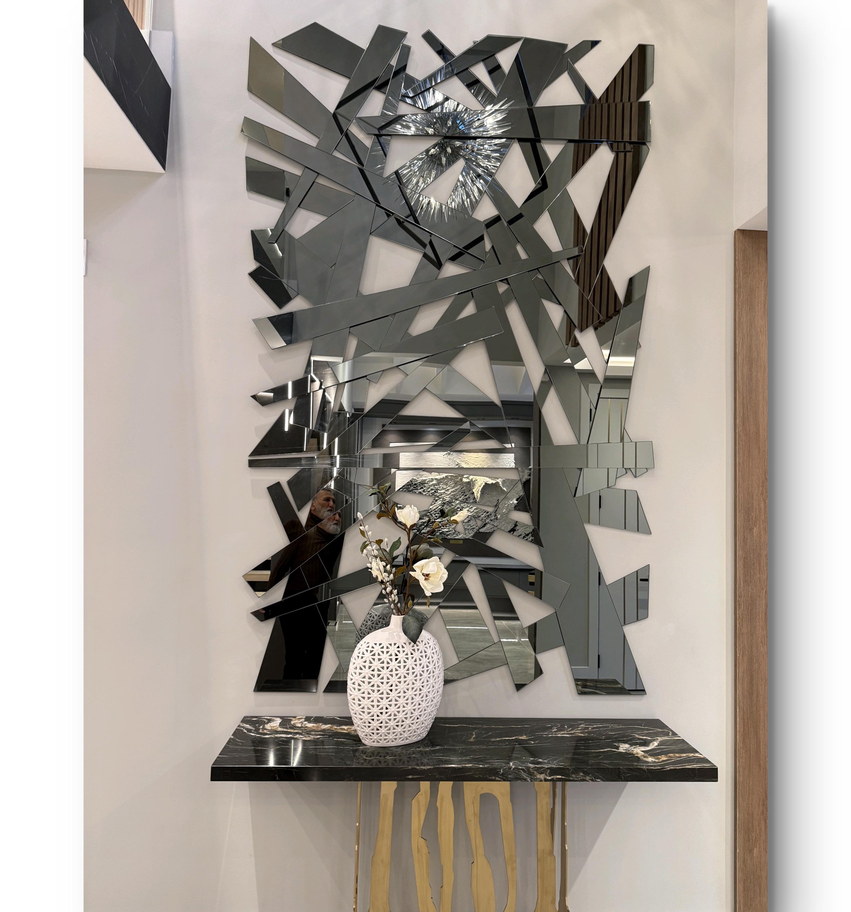 Contemporary 3D Mosaic Mirror - Etsy