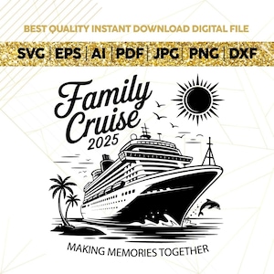 Family Cruise 2025 Svg, Family Cruise Svg, Cruise 2025 Svg, Family Vacation shirts, Family cruise shirts,Cruise Holiday PNG, Cruise 2025 PNG