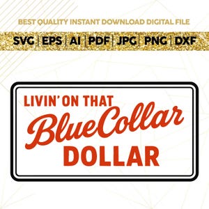Blue Collar Sublimation Design,Patriotic Blue Collar Png, Western Cowboy Graphic Design,Trendy Western Style Graphics,Funny Western,Cowboy