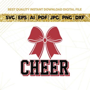 Cheer Svg Png, Cheerleading Svg, Cheerleader Svg, Cheer Mom Svg, Pom poms Svg, Megaphone Svg, Svg Files for Cricut,Cheerleading squad SVG,