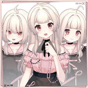 live2D Model  Customize Girl [Premade Vtuber Model/FULLY RIGGED/Ready to use/Vtube Studio]
