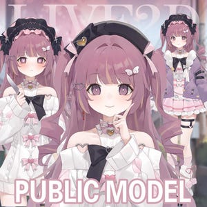 live2D Model Raelei Winter [Premade Vtuber Model/FULLY RIGGED/Ready to use/Vtube Studio]
