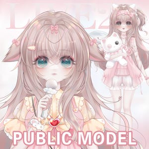 live2D Model Sweetheart Girl [Premade Vtuber Model/FULLY RIGGED/Ready to use/Vtube Studio]