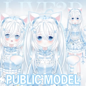 Modelo live2D Mistori [Modelo Vtuber prediseñado/TOTALMENTE EQUIPADO/Listo para usar/Vtube Studio]