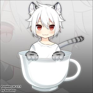 live2D Model Panthercat [Premade Vtuber Model/FULLY RIGGED/Ready to use/Vtube Studio]