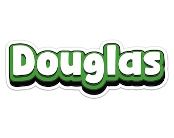 Sticker autocollant Douglas