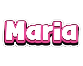Maria Name Sticker Car Bumper Decal