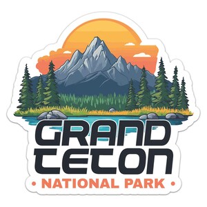 Grand Teton National Park Aufkleber Autoaufkleber
