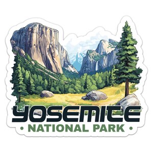 Yosemite National Park Sticker Vinyl Car Bumper Decal