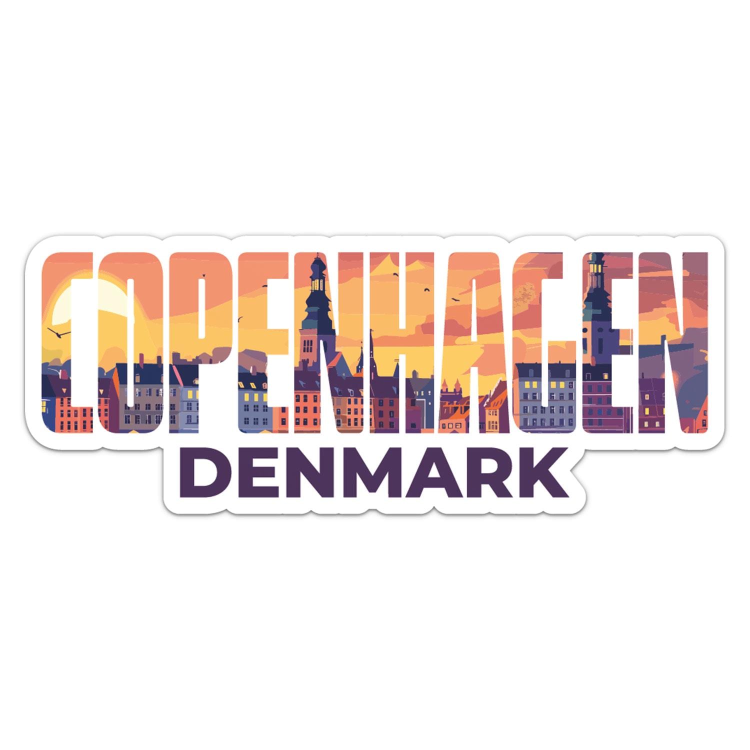 Denmark Meme Sticker Denmark Copenhagen City Sticker Car Bumper Vinyl Decal - Etsy