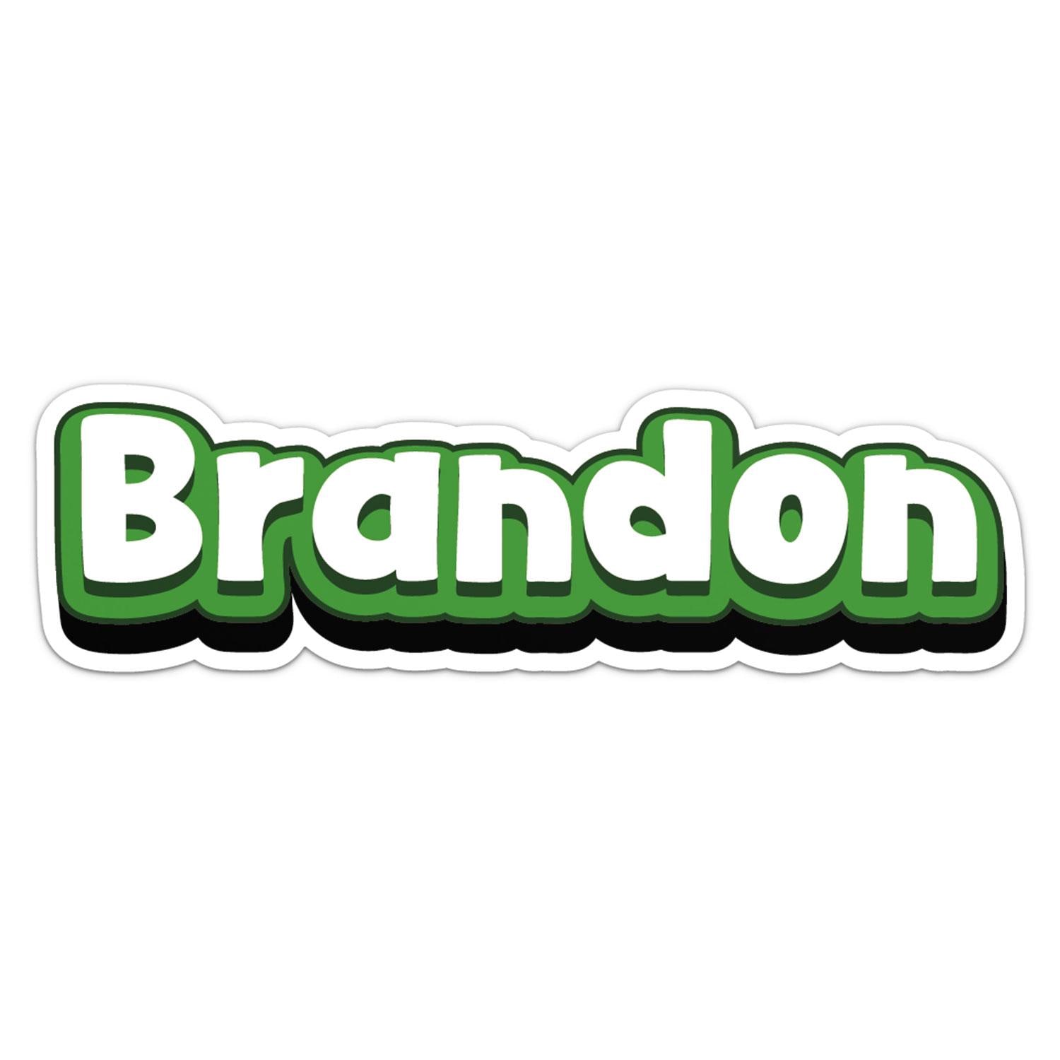Brandon Name Sticker Car Bumper Decal - Etsy