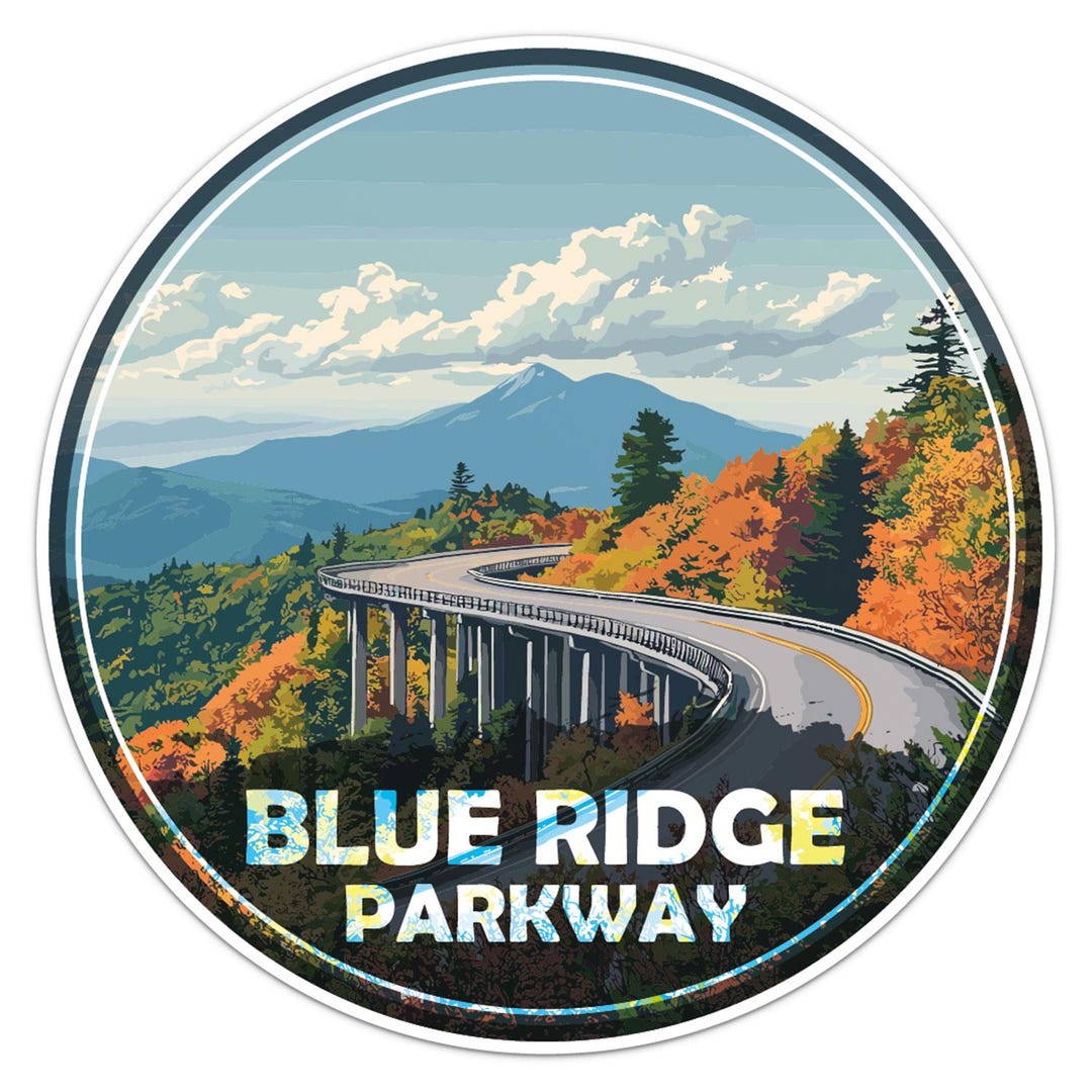 Next Ridge Stickers Blue Ridge Parkway Sticker Car Bumper Vinyl Decal - Etsy