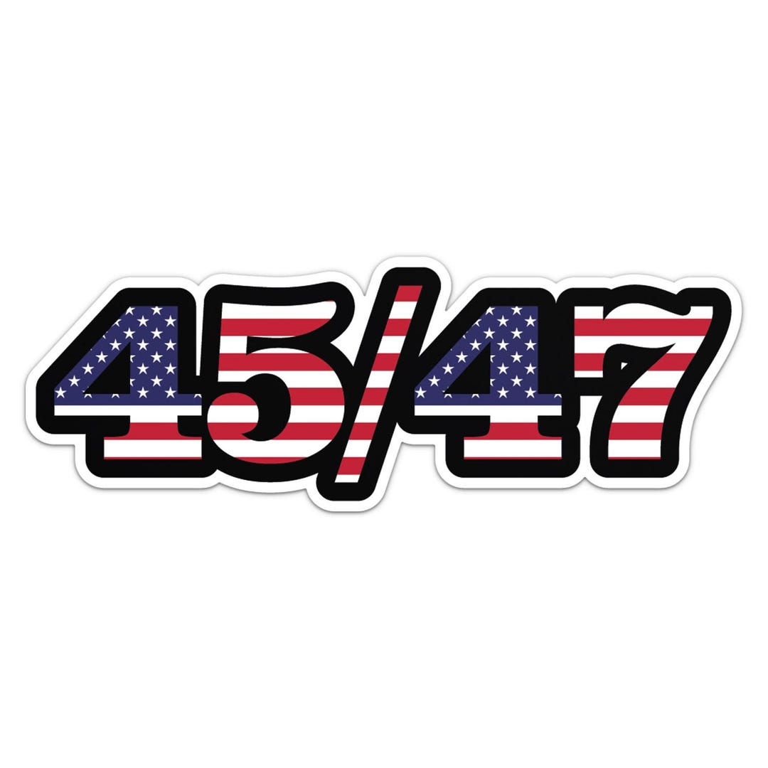 Trump 45 47 President Sticker Car Bumper Vinyl Decal - Etsy
