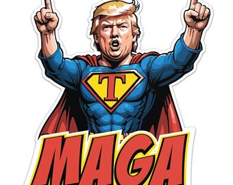 MAGA Make America Great Again Donald Trump Sticker Car Bumper Vinyl Decal