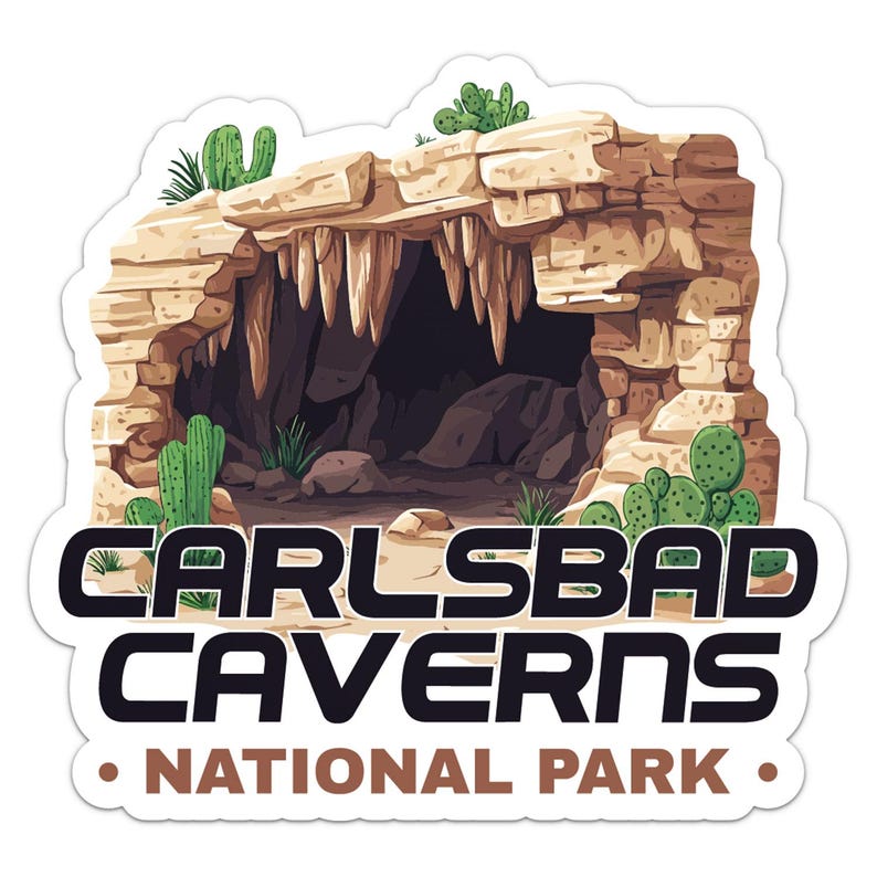 Caver Sticker Carlsbad Caverns National Park Sticker Vinyl Car Bumper Decal - Etsy