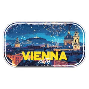 Holiday Vienna Austria Travel City Sticker Car Bumper Vinyl Decal