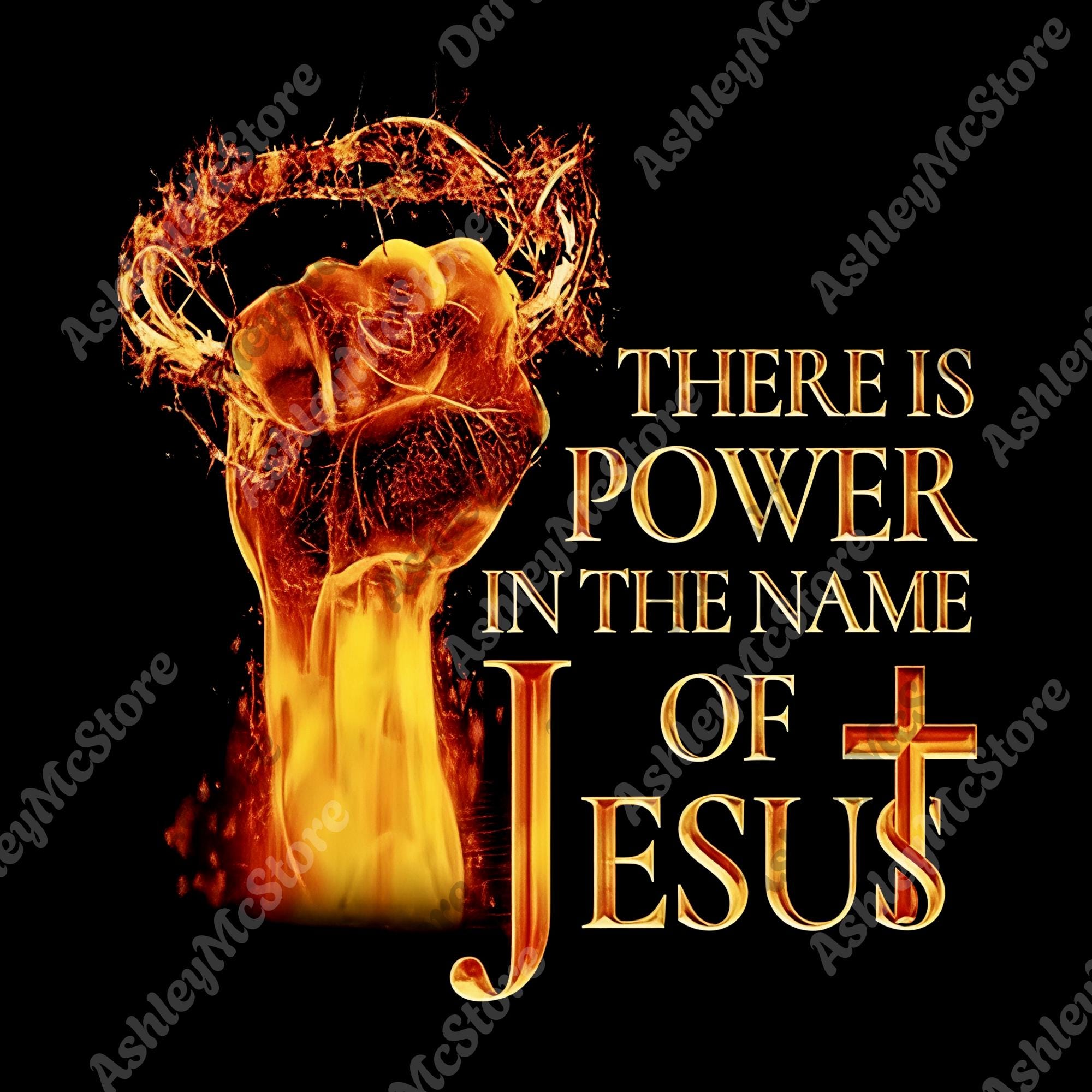 There is Power in the Name of Jesus Png, Christian Png, Jesus Digital ...