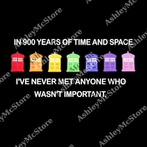 Tardis Boxes Doctor Who Rainbow Color png, Eleventh Doctor Quote png, Tenth Doctor png, Movie Lovers png, LGBTQ Pride Month