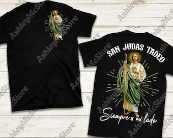 San Judas Tadeo PNG, Gráfico cristiano católico retro PNG, Descarga digital unisex de fe cristiana española