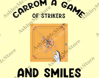 Carrom png, Carrom Gifts, Funny Carrom png, Carrom Board Game, Carrom Player, Gift For Her, Gift For Him, Carrom png, Father Days Gift